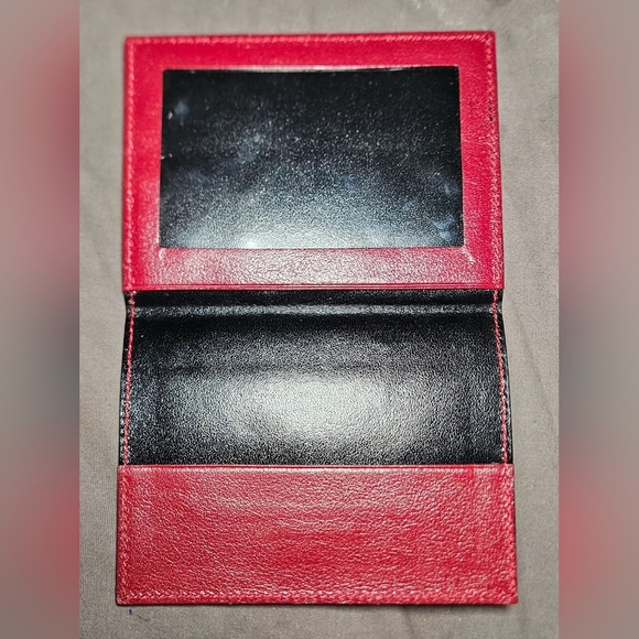 ROLEX Leather Slim Credit Card Holder Wallet ID Receipt Document Debit Bifold 2 - Picture 1 of 11